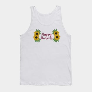 Happy Harvest Sunflower Tank Top